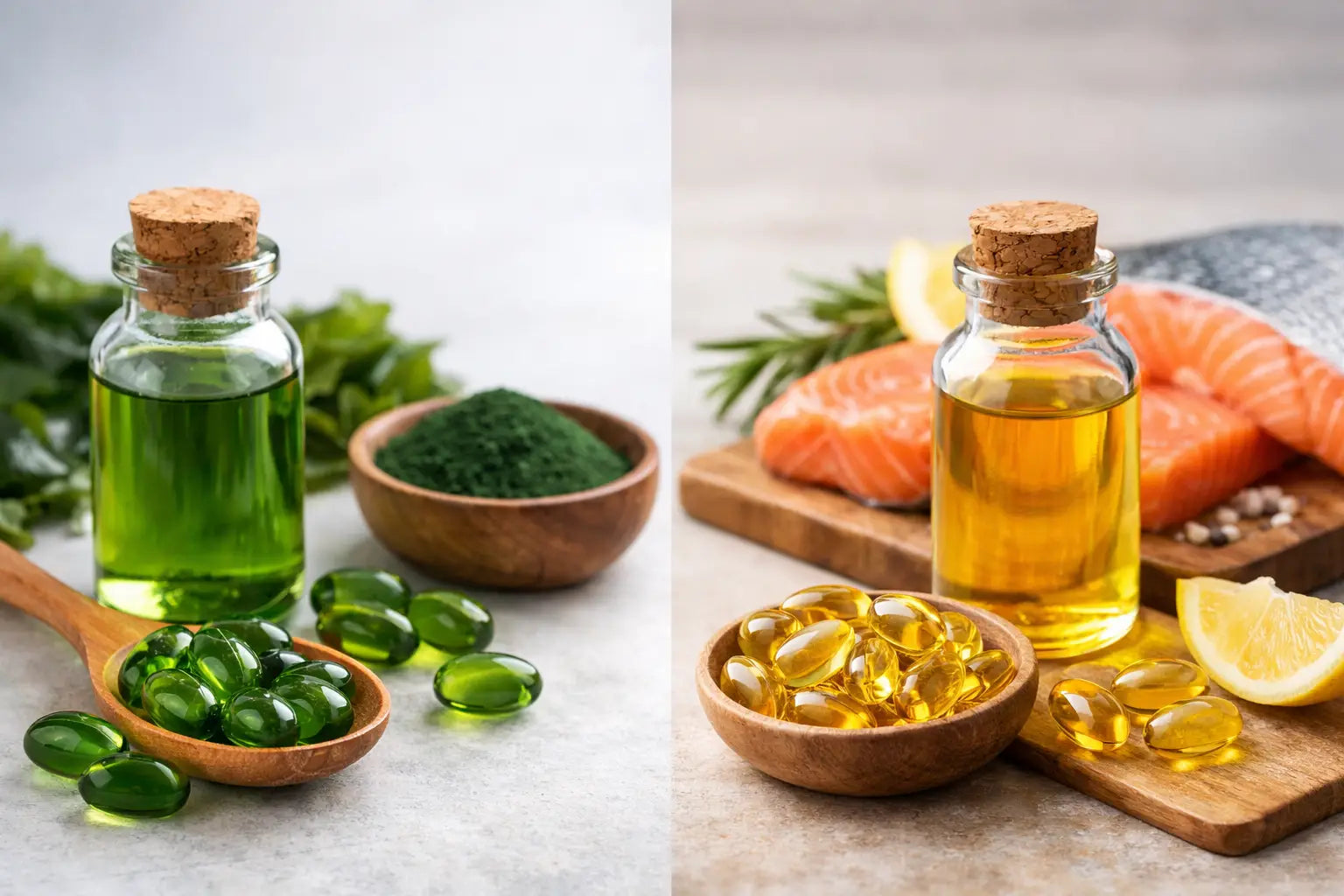 Omega 3 Algenöl oder Fischöl: Was passt zu dir?