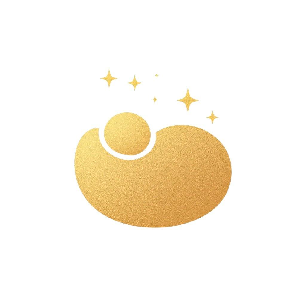Goldene Kapsel mit Glitzer-Effekt – hochwertige Nahrungsergänzungsmittel für Gesundheit & Fitness