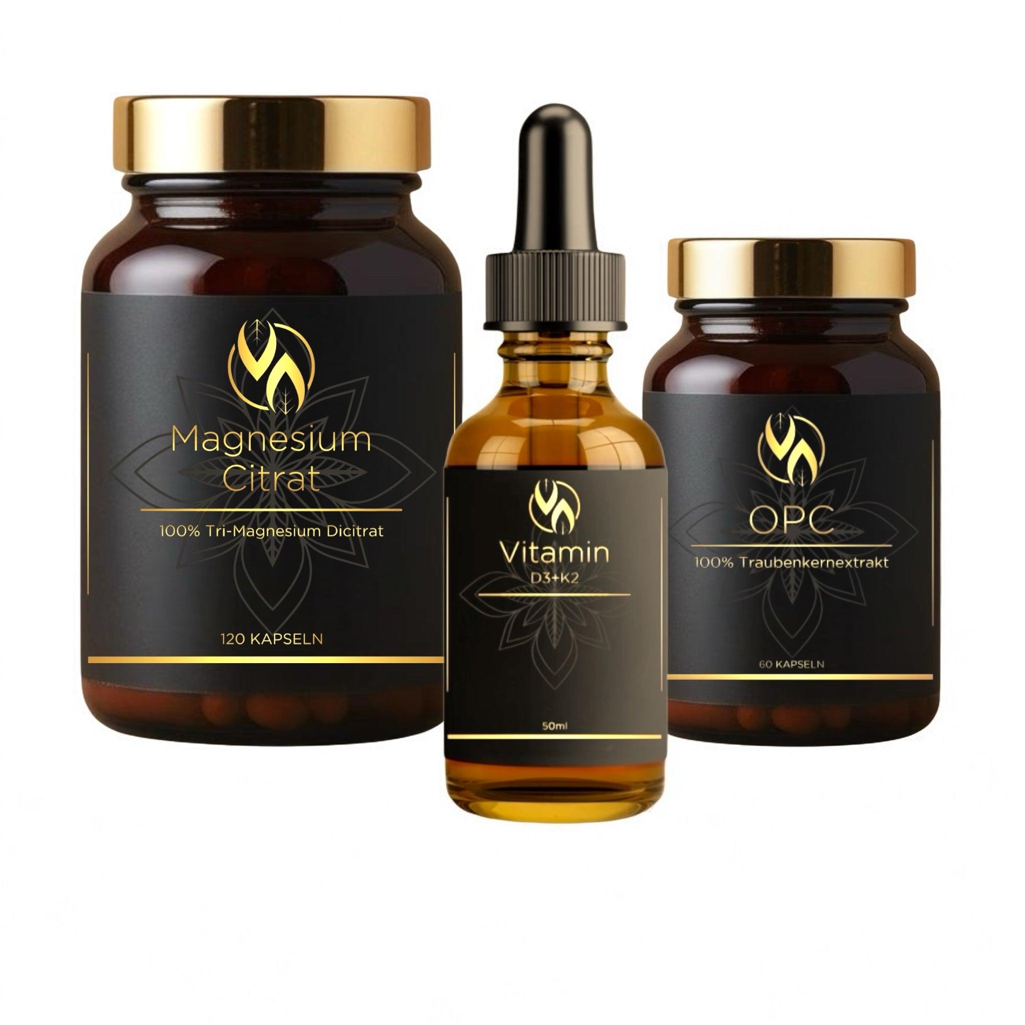 Magnesium + OPC + Vitamin D3+K2 - Vital Aurea