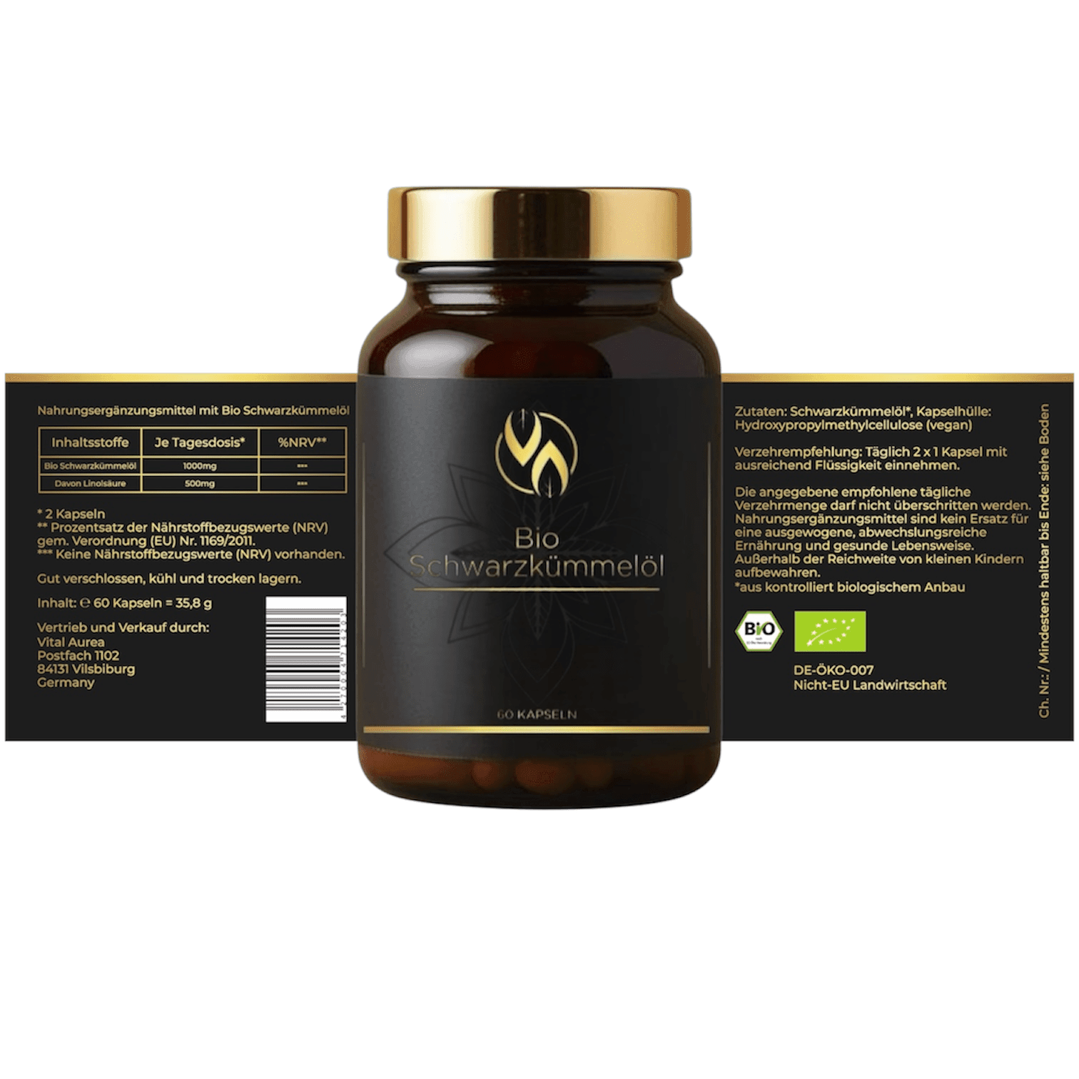 Bio Schwarzkümmelöl - Vital Aurea
