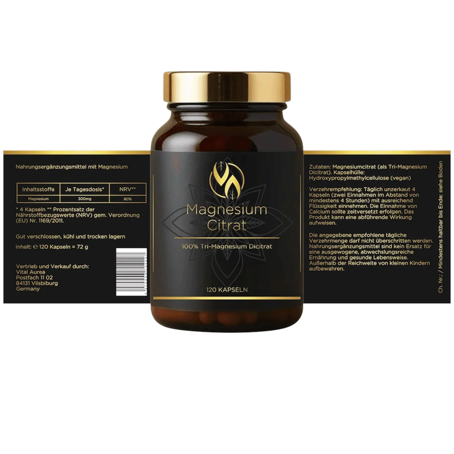 Magnesiumcitrat - Vital Aurea