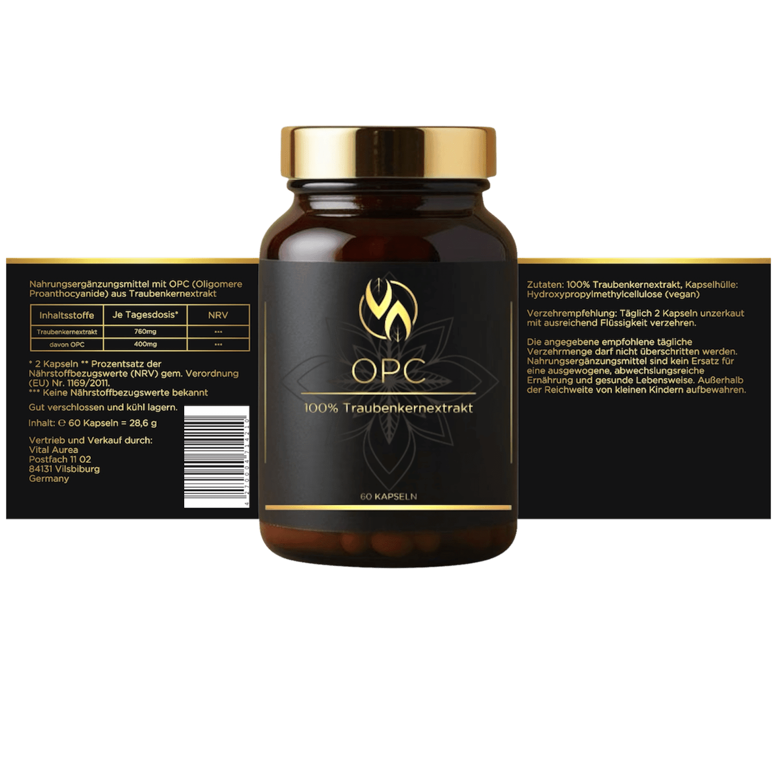 OPC Traubenkernextrakt - Vital Aurea