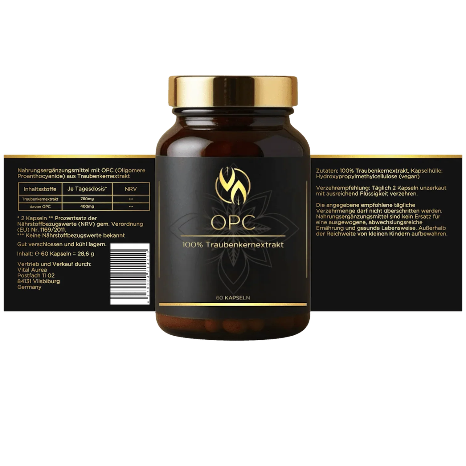 OPC Traubenkernextrakt - Vital Aurea