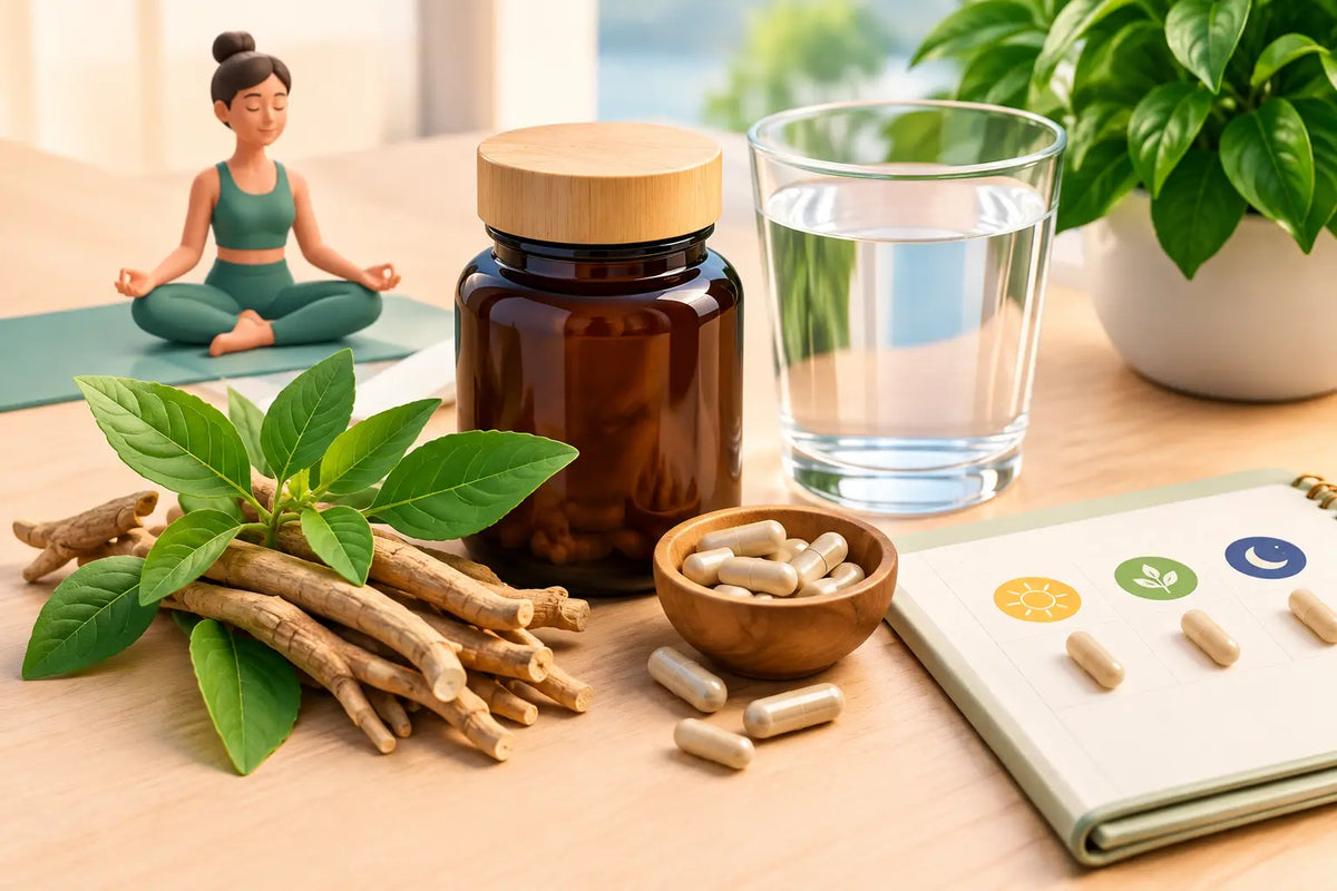Ashwagandha sicher richtig dosieren im Alltag
